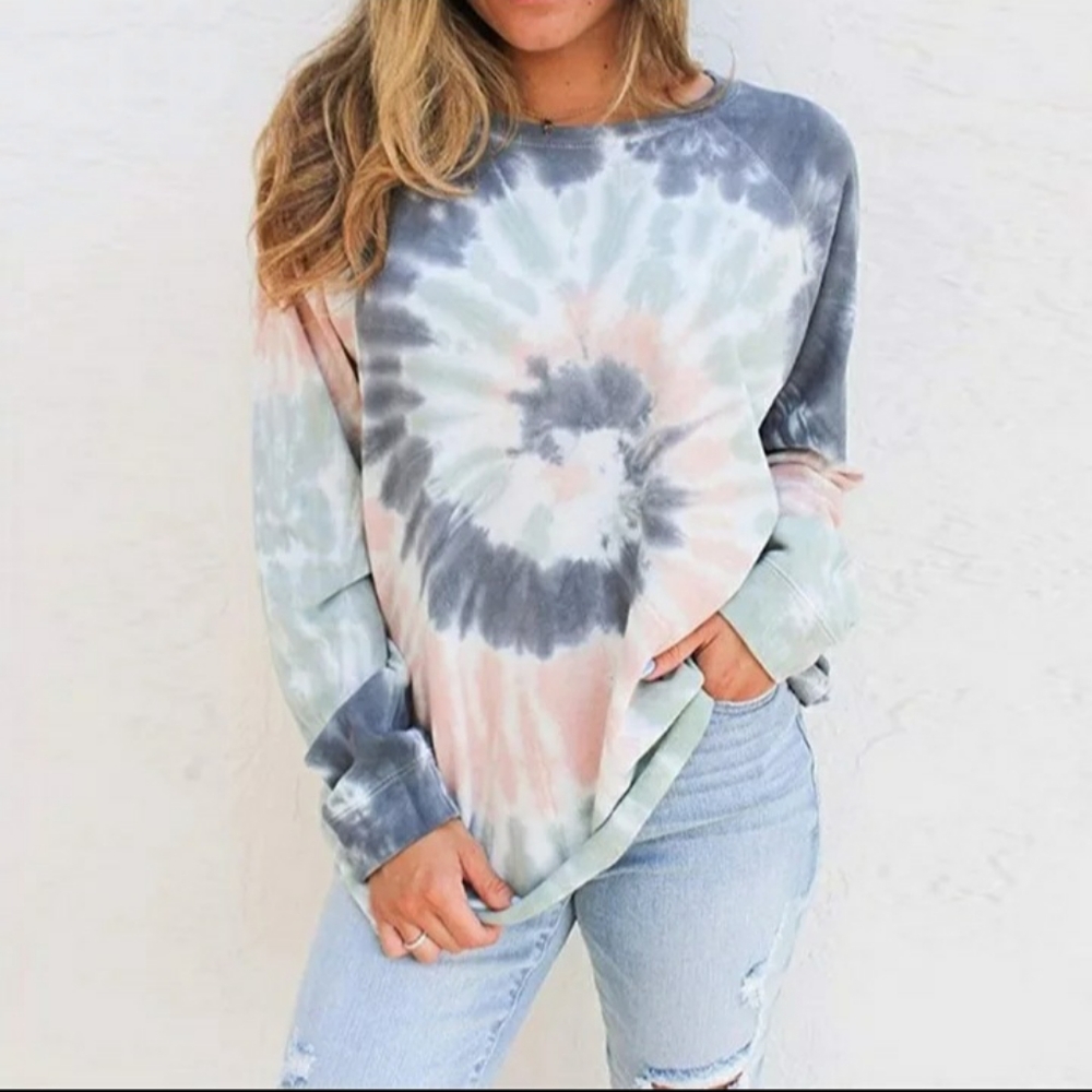 TIE DYED LONG SLEEVE SHIRT XXL